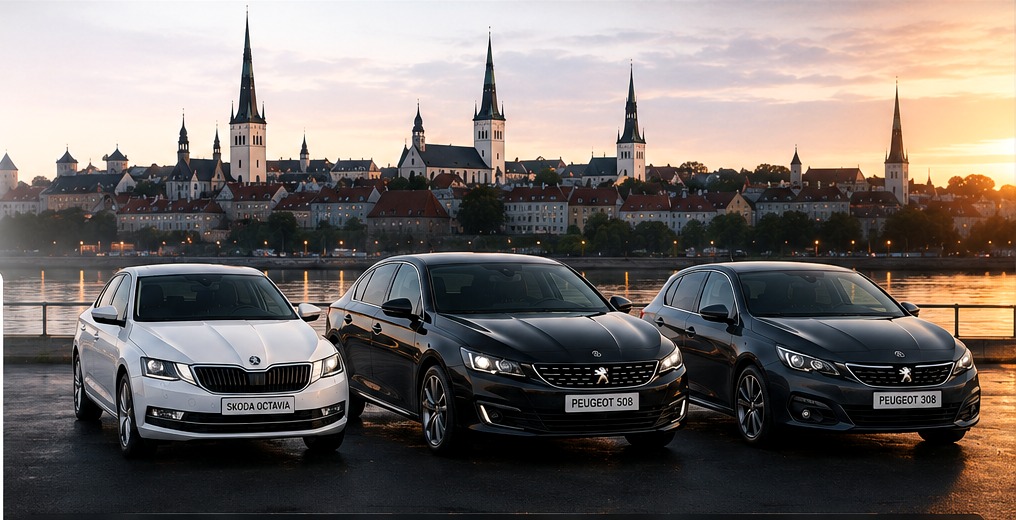 RAI TAKSO Peugeot cars in Tallinn